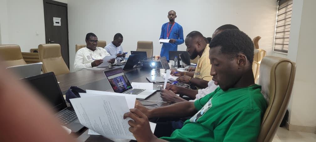 Pause café entre les sessions de formation