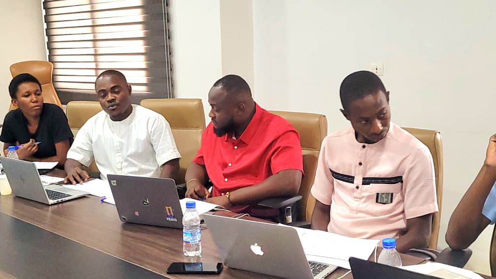 Travail en groupe lors de la formation