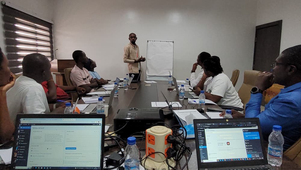 Vue globale de la salle de formation